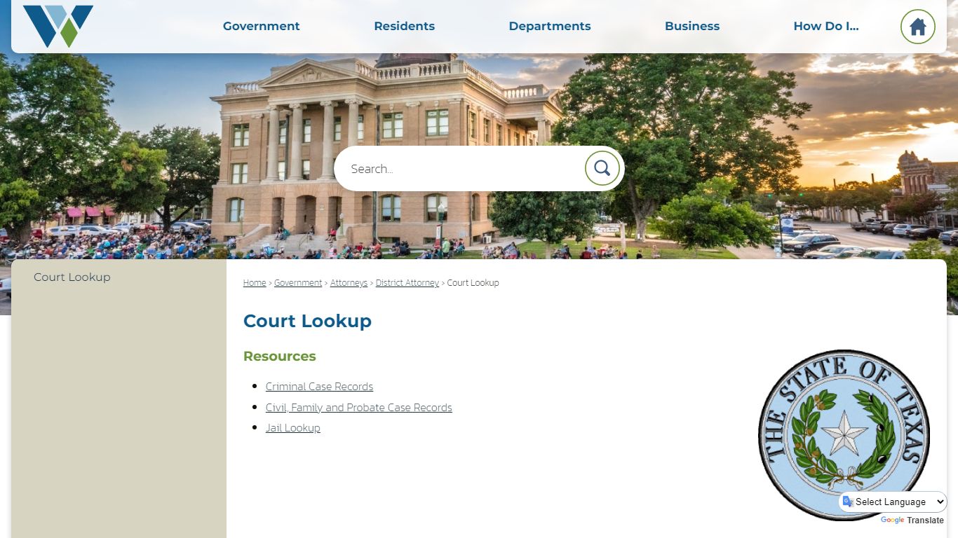 Court Lookup | Williamson County, TX